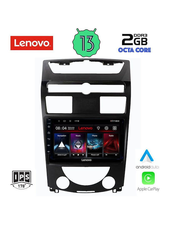 Lenovo Car-Audiosystem für Ssangyong Rexton 2006-2015 (Bluetooth/USB/WiFi/GPS/Apple-Carplay/Android-Auto) mit Touchscreen 10"