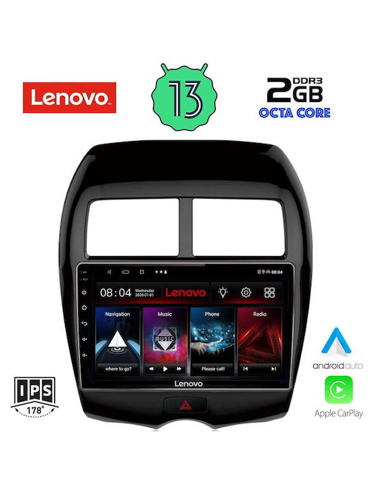 Lenovo Sistem Audio Auto pentru Mitsubishi Magazin online 2009> (Bluetooth/USB/WiFi/GPS/Apple-Carplay/Android-Auto) cu Ecran Tactil 10"