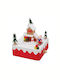 TS Collection Christmas Decorative Wooden with Music 11x11cm.
