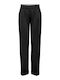 Only Women's Fabric Trousers in Regular Fit Black