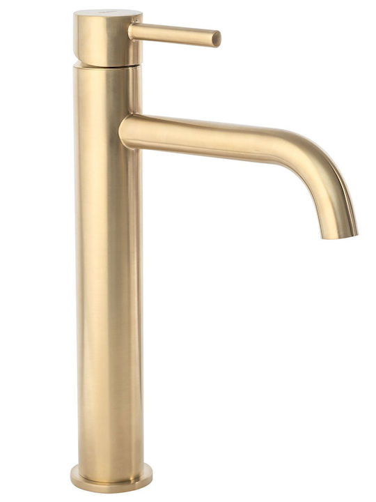 Rea Lungo Mischung Waschbeckenarmatur Gold