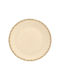 XM-Casa Plate Desert made of Porcelain Beige with Diameter 20cm 6pcs
