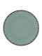 XM-Casa Plate Shallow made of Porcelain White with Diameter 17cm 6pcs