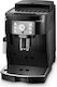 De'Longhi Magnifica Αυτόματη Μηχανή Espresso 1450W Πίεσης 15bar με Μύλο Άλεσης Μαύρη