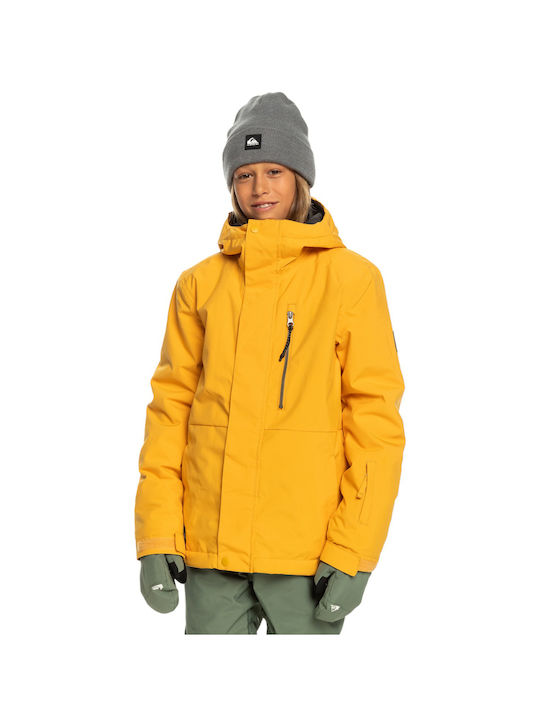 Quiksilver Kinderjacke mit Kapuze Gelb Mission