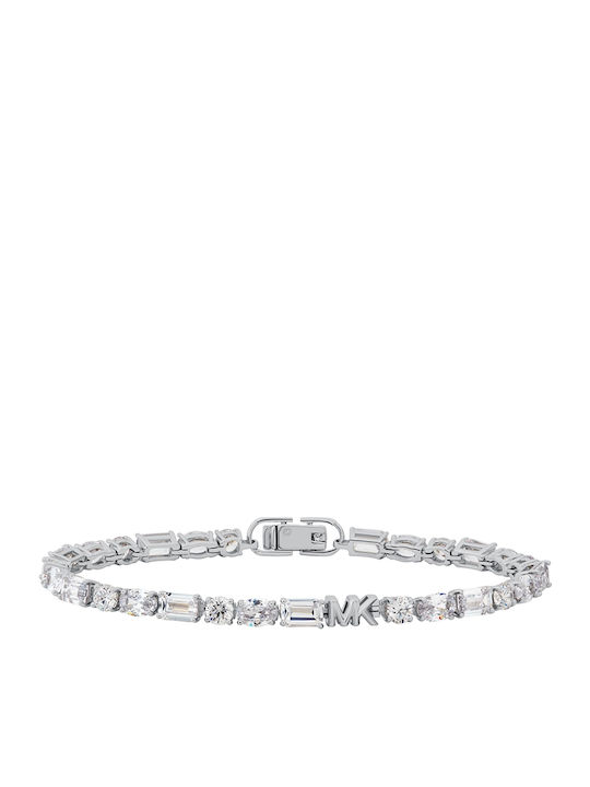 Michael Kors Brilliance Sterling Women's Bracelet made of Silver with Zircon