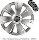 Versaco Set Capace De Roți Auto Energy Rc 15" Compatibilitate Lancia 4 Bucăți Argintii