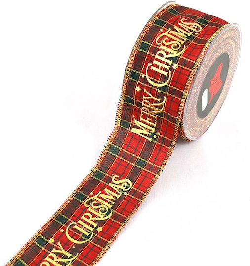 Merry Christmas Ribbon Multicolour 900x6cm 1pc