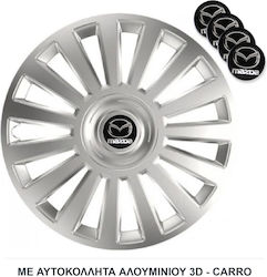 Versaco Auto Radkappen Set Luxury mit Marke Maz...