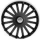 Versaco Car Hubcap Set Crystal with VW Emblem 1...