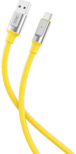 XO NB251 USB Typ-C Kabel USB 2.0 männlich - USB-A Gelbe 1m 16.005.0266