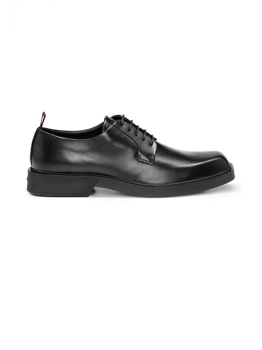 Hugo Men's Leather Casual Shoes Black