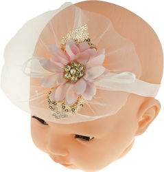 Kids Hair Band In Pink Color