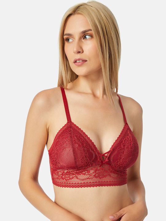 Minerva Bralette Σουτιέν Κόκκινο