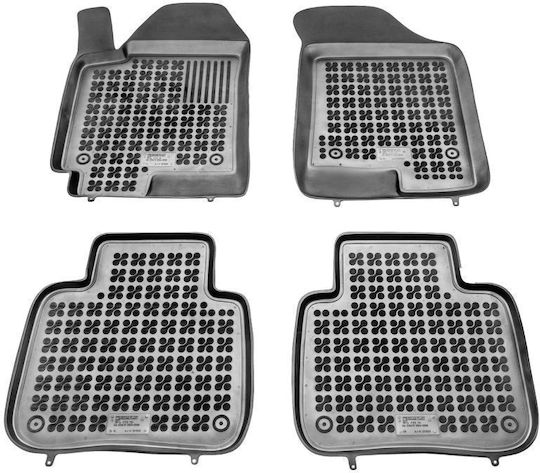 Sahler Set of Front and Rear Mats 4pcs Tray Type for Kia Cerato 2004-2008 Black