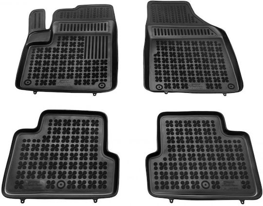 Sahler Satz Vorder- und Hintermatten Wannenartig 4Stück aus Gummi für Jeep Cherokee 2013+ Schwarz