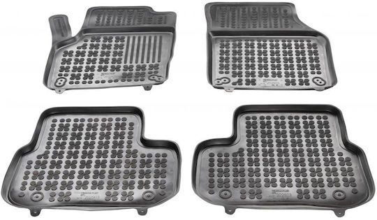 Sahler Set of Front and Rear Mats 4pcs Tray Type for Land Rover Discovery Sport 2014+ Black