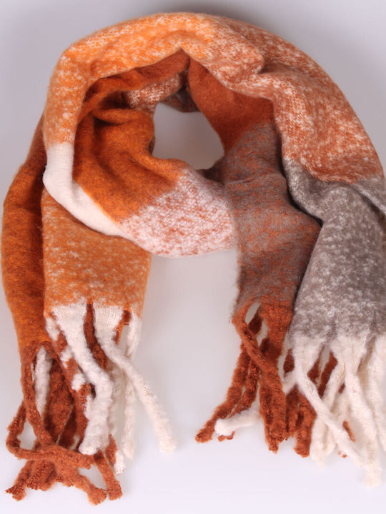 Gk.fashion Women's Wool Scarf Multicolour