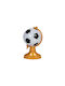 Keskor Kids Decorative Lamp Ball Gold 12x12.5x22εκ.