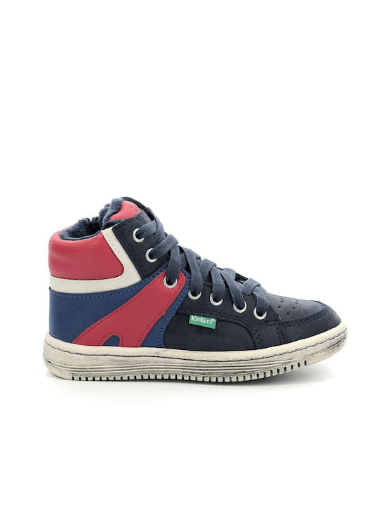 Kickers Παιδικά Sneakers High Lowell Μπλε