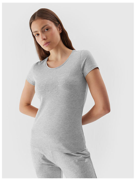 4F Damen T-Shirt Gray