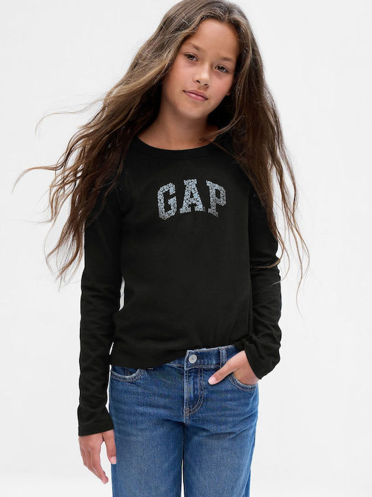 GAP Kids Blouse Long Sleeve Black