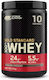 Optimum Nutrition Gold Standard 100% Whey Proteină din Zer cu Aromă de Ciocolată dublă bogată 310gr