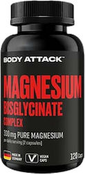 Body Attack Magnesium Bisglycinate 120 veg. caps Body Attack Magnesium Bisglycinate 120 veg. caps