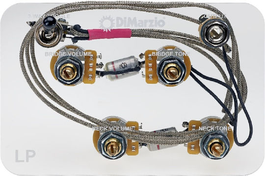 Dimarzio Set de cablare pentru chitară electrică tip Les Paul Potențiometru în Culoarea Portocaliu