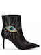 Belgravia Eye Leather Women's Ankle Boots Black