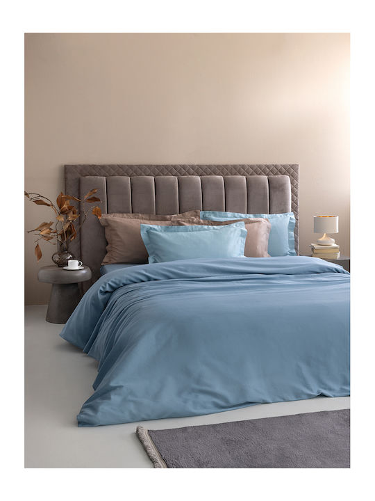 Palamaiki Posh Σεντόνι Υπέρδιπλο 240x270εκ. Denim
