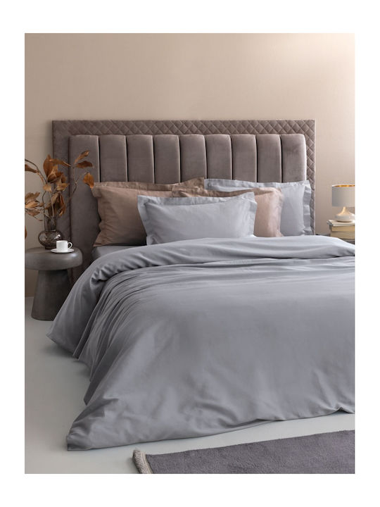 Palamaiki Posh Σεντόνι Υπέρδιπλο 240x270εκ. Grey