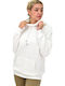 Damen Sweatshirt Kapuzen Beige