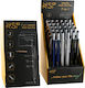 NSP 7 In 1 Metallic Multi-tool Σετ Στυλό Ballpoint Black/Blue/Red
