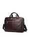 Leder Herrentasche Geldbörse Braun