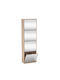 Holz Schuhschrank Lykke mit 4 Regalen Beige L50xW24xH148cm