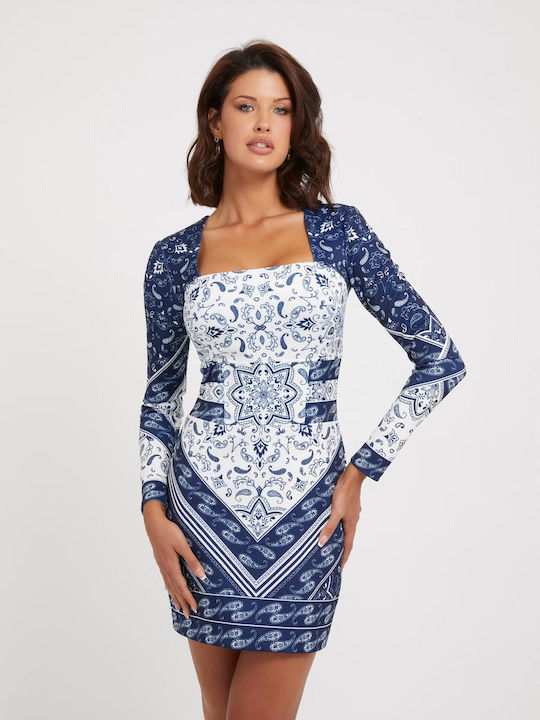 Guess Mini Rochie Albastru