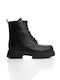 Ioannou Women's Combat Boots Black