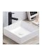 Tema Vessel Sink Porcelain 35x35x11cm White