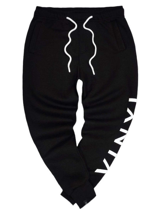 Sweatpants with Elastic Black