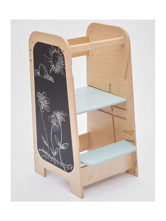 Kindertisch zum Malen aus Holz Blau