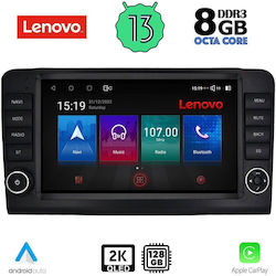 Lenovo Sistem Audio Auto pentru Mercedes-Benz ML - Magazin online 2005-2011 (Bluetooth/USB/AUX/WiFi/GPS/Apple-Carplay/Android-Auto) cu Ecran Tactil 9"