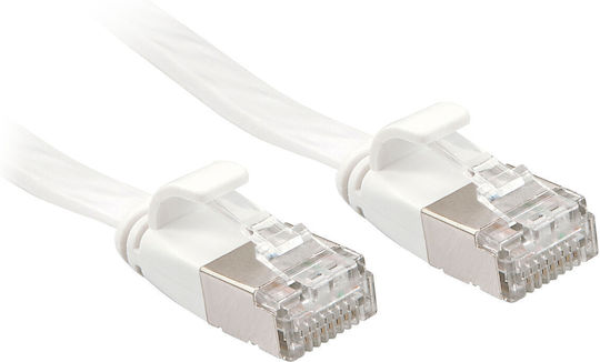 Lindy S/FTP Кат.6 (Gigabit) Мрежов Кабел Ethernet 5м Бял