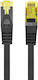 Lanberg U/UTP Cat.6 Ethernet Network Cable 1m Black