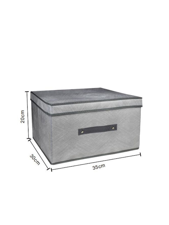 Tpster Υφασμάτινο Κουτί Αποθήκευσης με Καπάκι 35x30x20cm