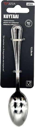 Tpster Löffelset Kaffee/Tee Edelstahl Braun 12.8cm 6Stück