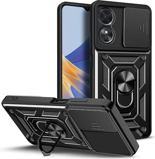 Techsuit Shield Back Cover Πλαστικό / Σιλικόνης Μαύρο (Redmi Note 12S)