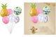 Set of 7 Balloons Foil Pink