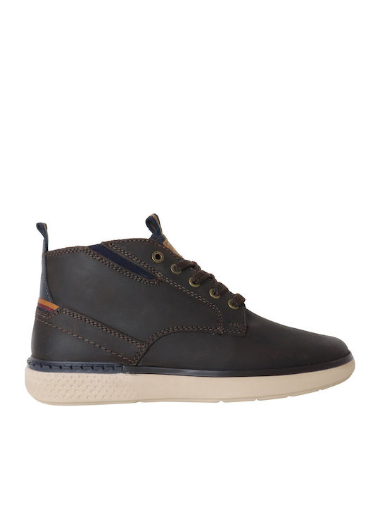 Leather Brown Men's Boots