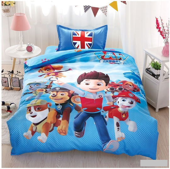 Mc Decor Kids Duvet Set Single with Pillowcase Blue 160x240cm